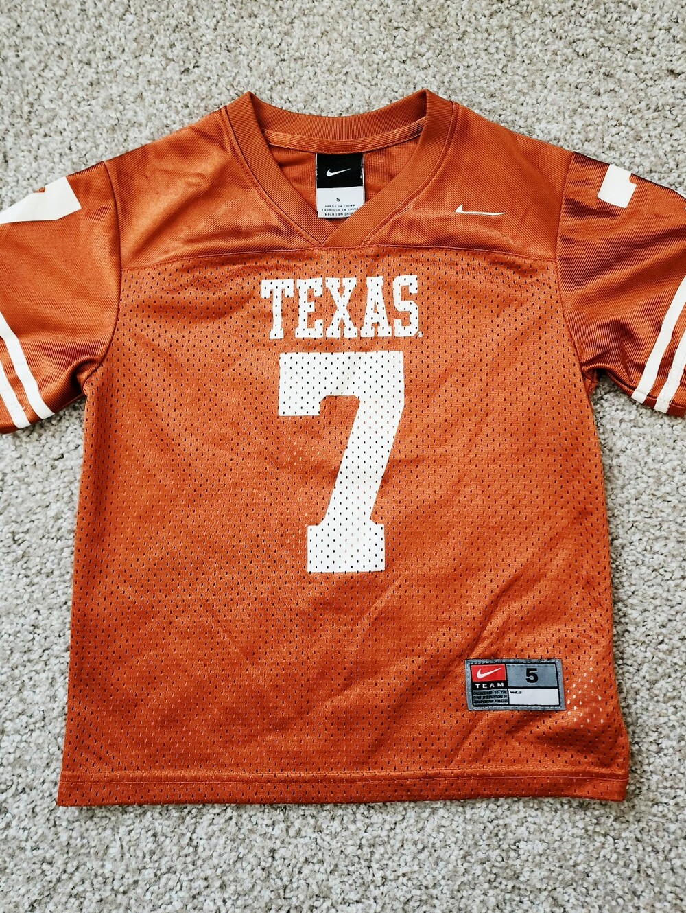University Of Texas Boys Jersey